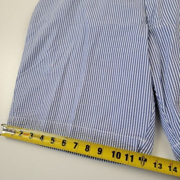 Polo Ralph Lauren Shorts Men’s 40 Blue White Stripe Seersucker Golf - Picture 3 of 9